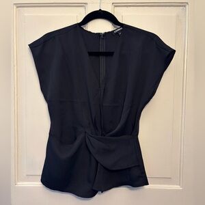 NWOT Express V-Neck Twist Sleeveless Blouse, size XS